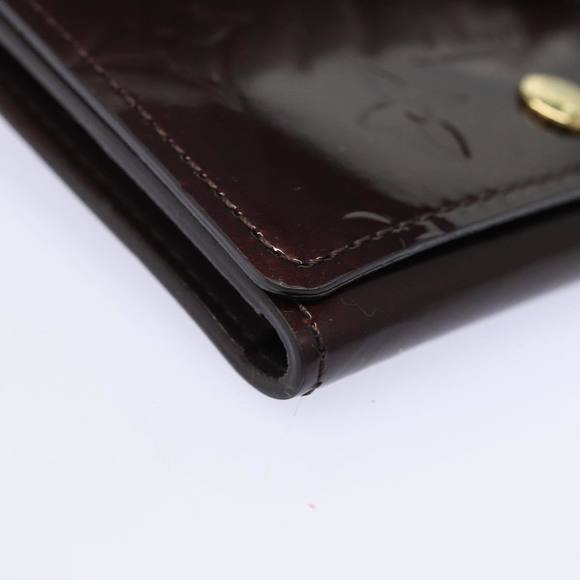 LOUIS VUITTON Vernis Anvelop Cult De Vuitto Case Amarante M91409 LV Auth am6684 - Picture 7 of 16